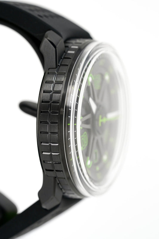 Bomberg Men's Watch BB-01 Black PVD Green CT43APBA.21-2.11 - WatchPilot