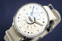 Bomberg Men's Watch BB-01 Ivory - WatchPilot