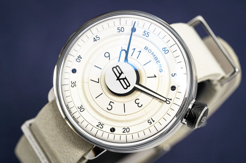 Bomberg Men's Watch BB-01 Ivory - WatchPilot