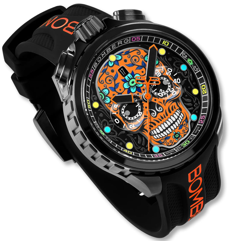 Bomberg Sugar Skull Men's Orange BS45CHPBA.060-9.12