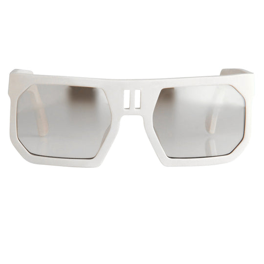 Boris Bidjan Saberi Men's Sunglasses Rectangular White BBS1C1SUN