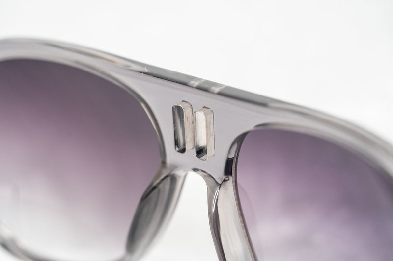 Boris Bidjan Saberi Sunglasses Translucent Slate With Purple Graduated Category 3 Lenses BBS4C4SUN - WatchPilot