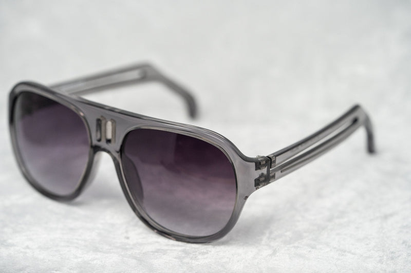 Boris Bidjan Saberi Sunglasses Translucent Slate With Purple Graduated Category 3 Lenses BBS4C4SUN - WatchPilot