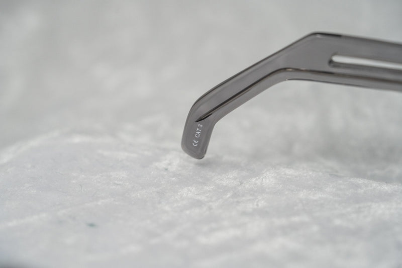 Boris Bidjan Saberi Sunglasses Translucent Slate With Purple Graduated Category 3 Lenses BBS4C4SUN - WatchPilot