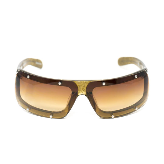 Buddhist Punk Sunglasses Rectangular Khaki and Brown
