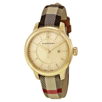 Burberry BU10104 Ladies The Classic 32mm Yellow Gold Watch