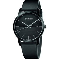 Calvin Klein City Black Leather - WatchPilot