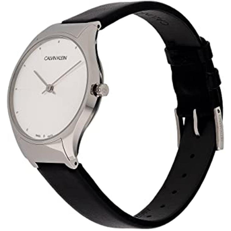 Calvin Klein Classic 24MM Silver Leather - WatchPilot