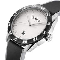 Calvin Klein Complete Silver Silicone - WatchPilot