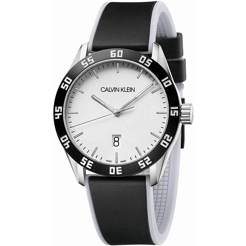 Calvin Klein Complete Silver Silicone - WatchPilot