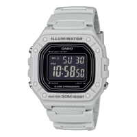 Casio Sport Unisex Grey Digital Watch W-218H-8BVDF