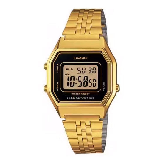 Casio Watch Digital Vintage Gold