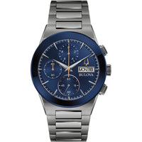 Chornograph Watch - Bulova Millennia Men's Blue Watch 98C143