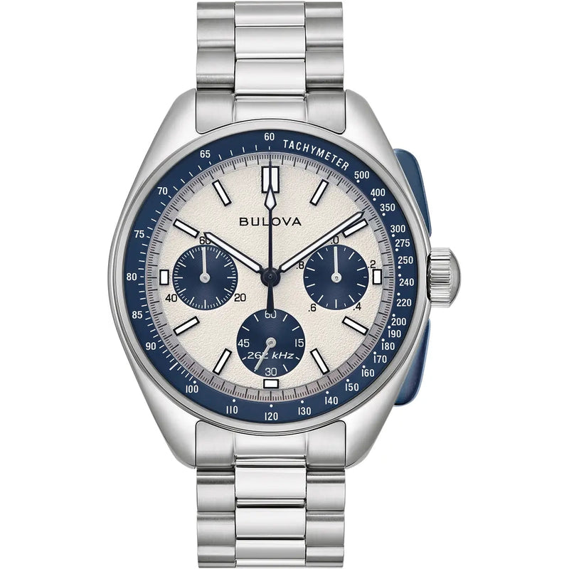 Chronograph Watch - Bulova Lunar Pilot Chrono Men's Blue Watch 98K112