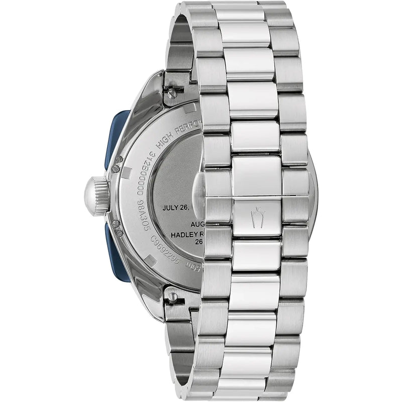 Chronograph Watch - Bulova Lunar Pilot Chrono Men's Blue Watch 98K112