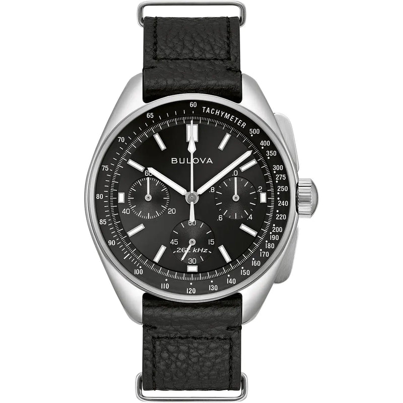 Chronograph Watch - Bulova Lunar Pilot Chrono Men's Silver Watch 96K111