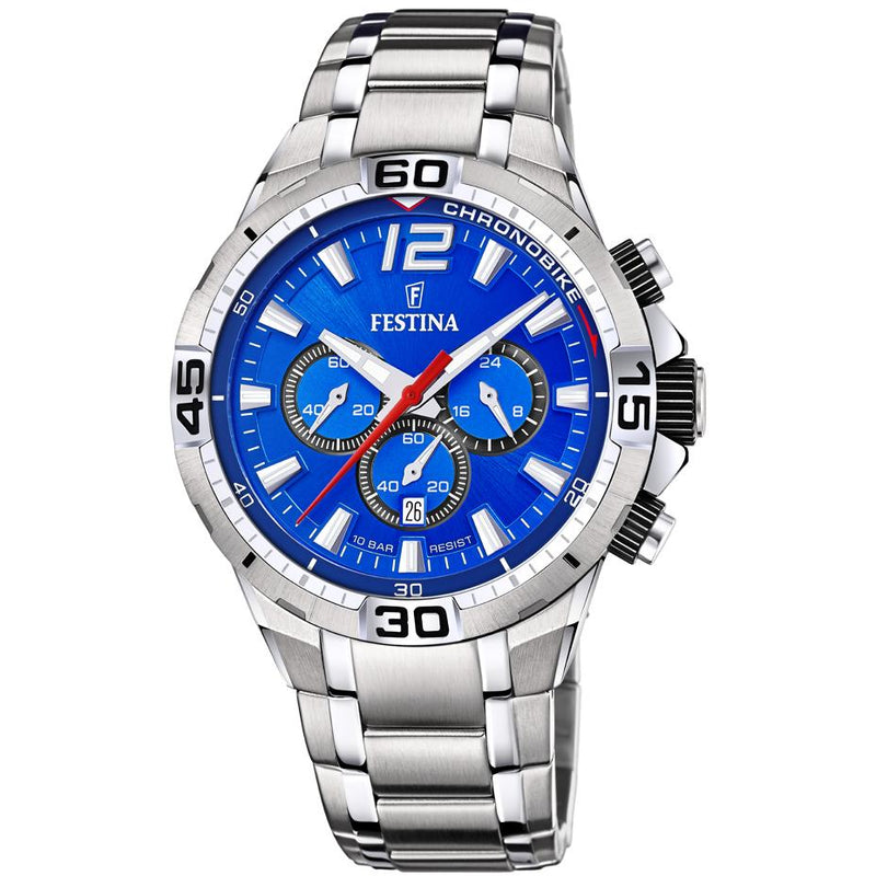 Chronograph Watch - Festina F20522/2 Men's Blue Chrono Bike Watch