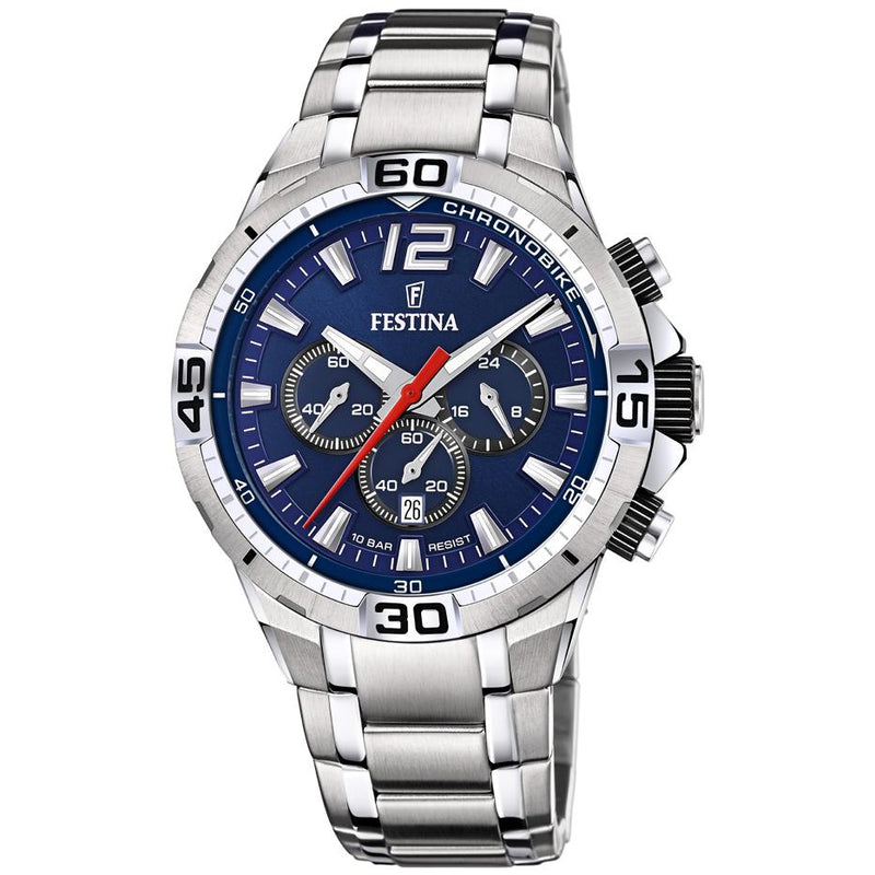 Chronograph Watch - Festina F20522/3 Men's Blue Chrono Bike Watch