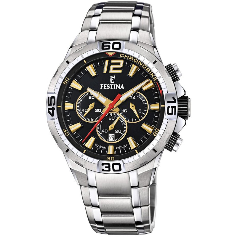 Chronograph Watch - Festina F20522/5 Men's Black Chrono Bike Watch