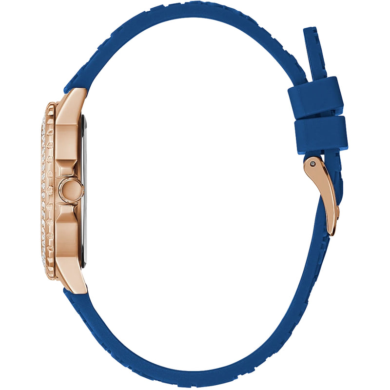 Chronograph Watch - Guess Crown Jewel Ladies Blue Watch GW0411L2