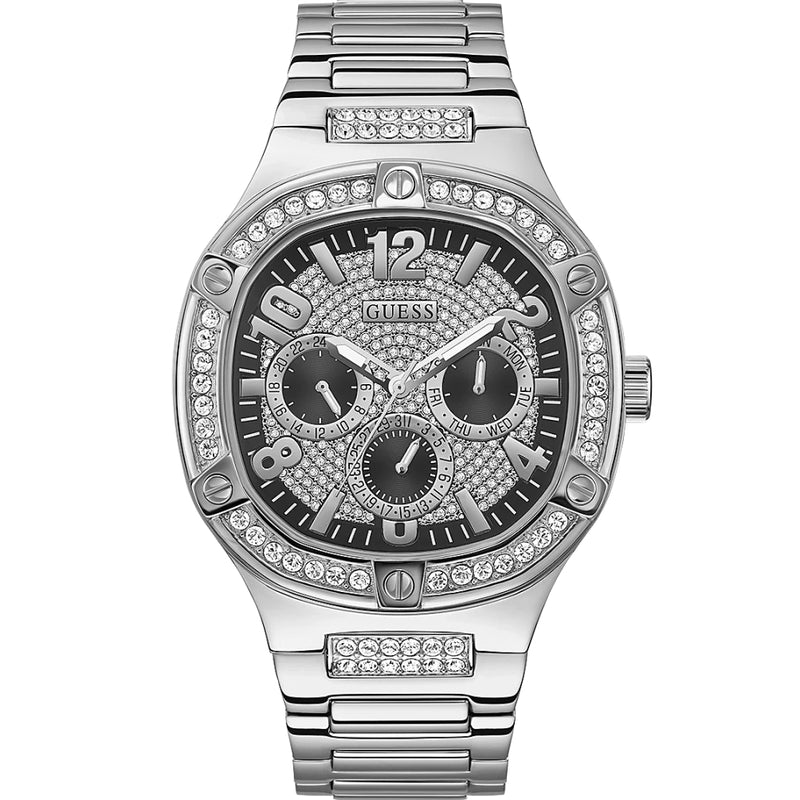 Chronograph Watch - Guess Duke Men's Silver Watch GW0576G1