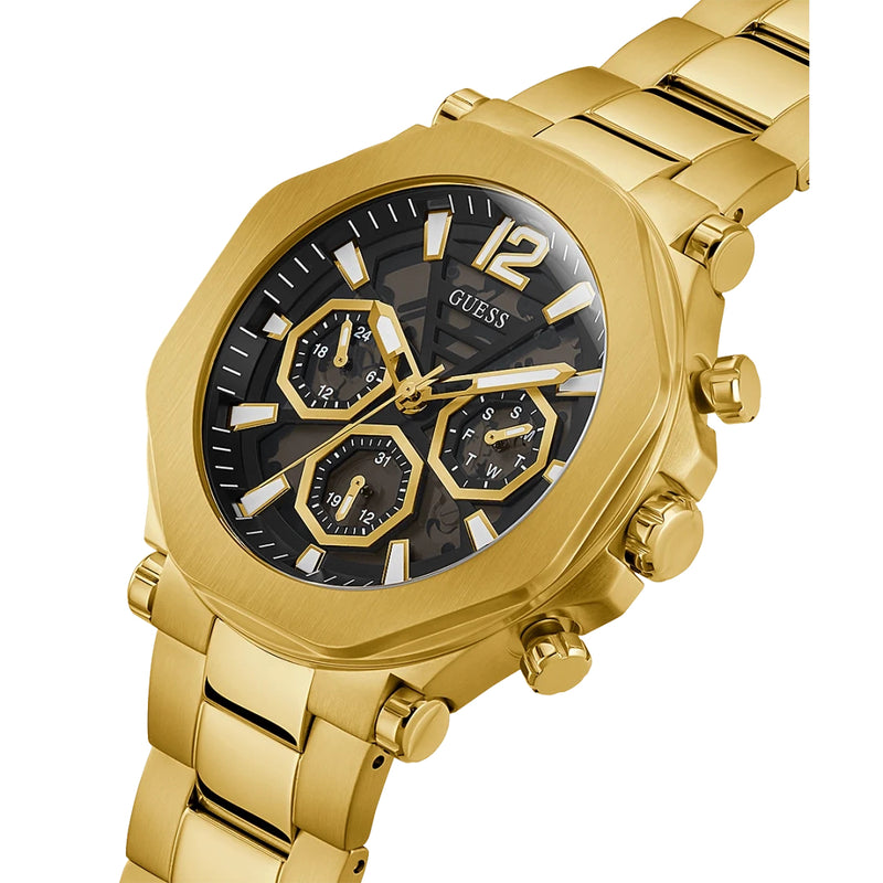 Chronograph Watch - Guess Edge Men's Gold Watch GW0539G2