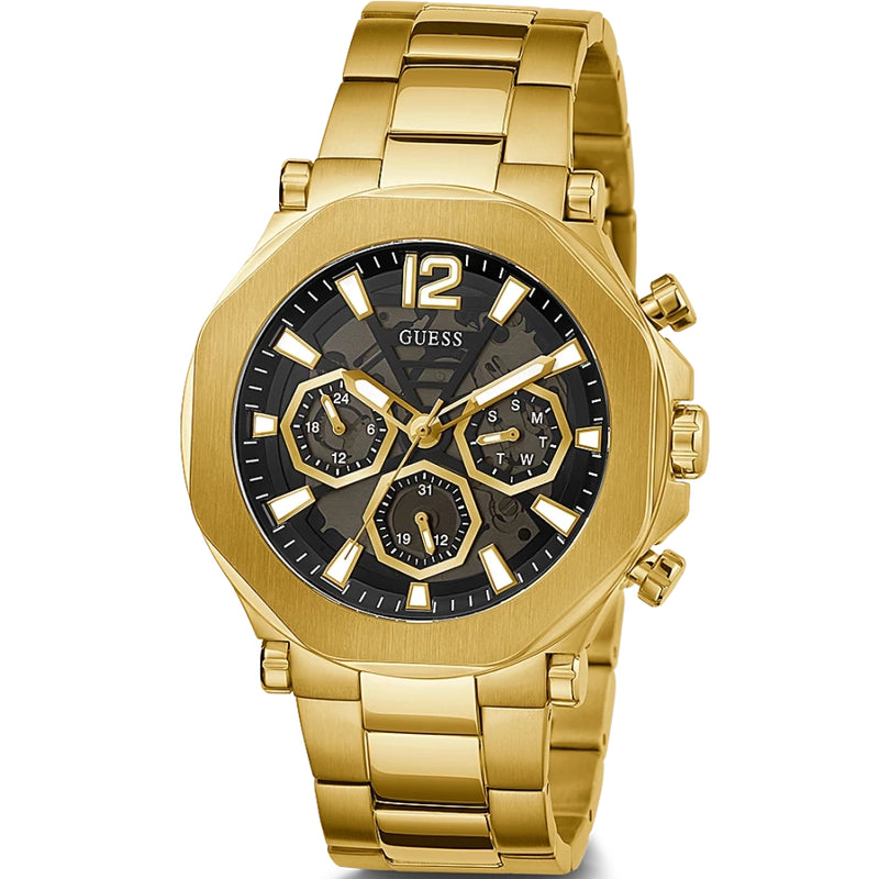 Chronograph Watch - Guess Edge Men's Gold Watch GW0539G2