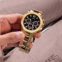 Chronograph Watch - Guess Edge Men's Gold Watch GW0539G2