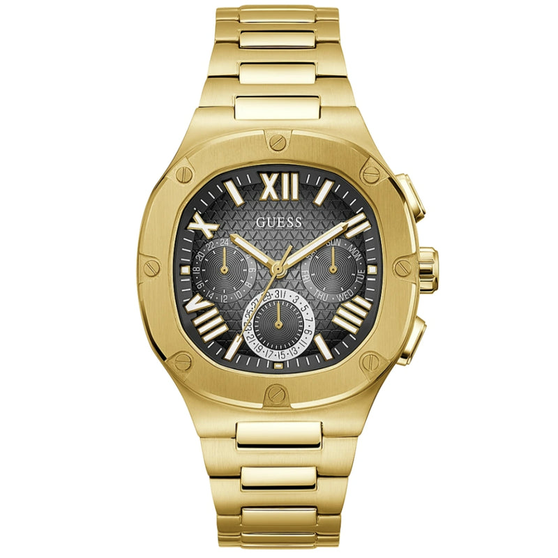 Chronograph Watch, - Guess Headline Men's Gold Watch GW0572G2