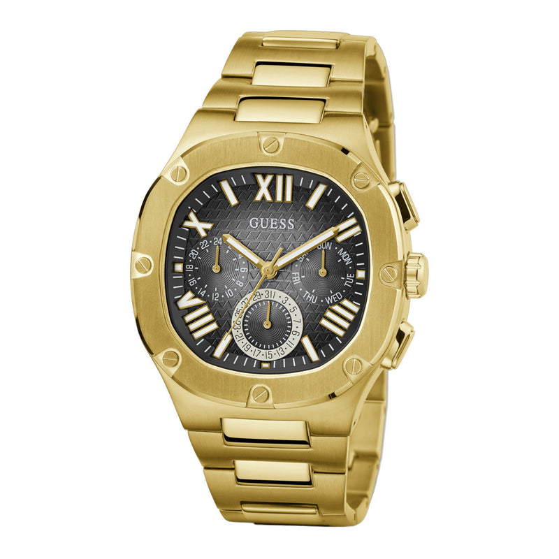 Chronograph Watch, - Guess Headline Men's Gold Watch GW0572G2