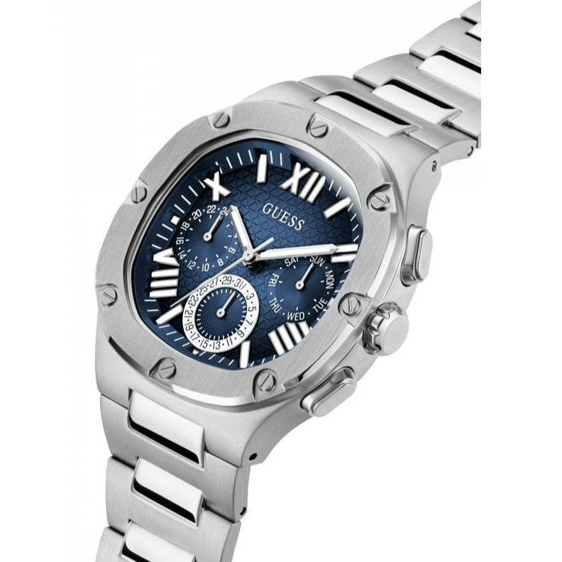 Chronograph Watch - Guess Headline Men's Silver Watch GW0572G1