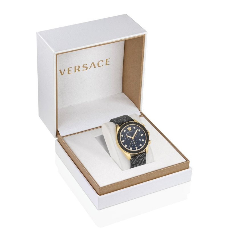 Chronograph Watch - Versace Greca Dome Men's Grey Watch VE6K00123