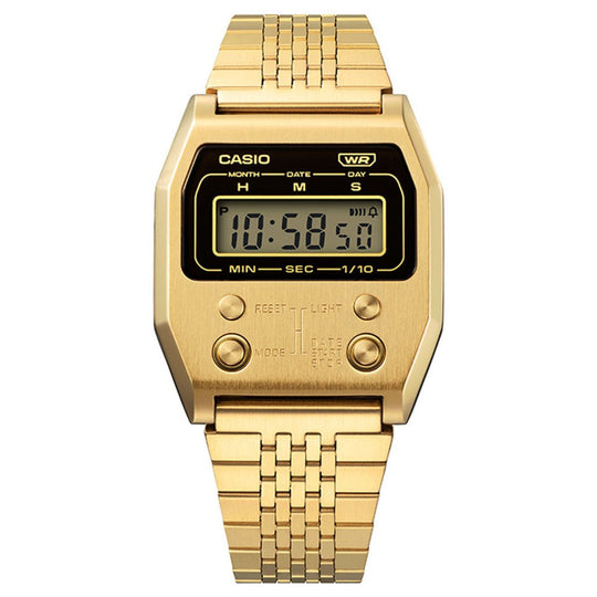 Casio Vintage Unisex Gold Watch A1100G-5EF