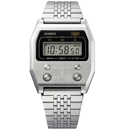 Casio Vintage Unisex Silver Watch A1100D-1EF
