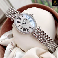 Frederique Constant Ladies Watch Art Deco Oval Mother of Pearl FC-200MPW2VD6B