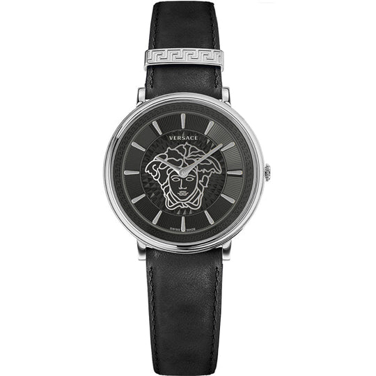 Versace Ladies Watch V-Circle 38mm Black VE8102619