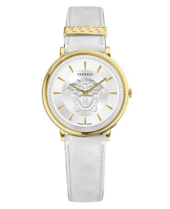 Versace Ladies Watch V-Circle 38mm White VE8102719 display picture 3