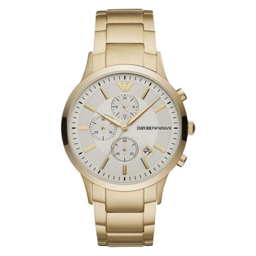EMPORIO ARMANI AR-11332 Renato 【正規輸入品】 Emporio Armani Men's Chronograph Watch Renato Gold