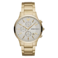 Emporio Armani Men's Chronograph Watch Renato Gold AR11332