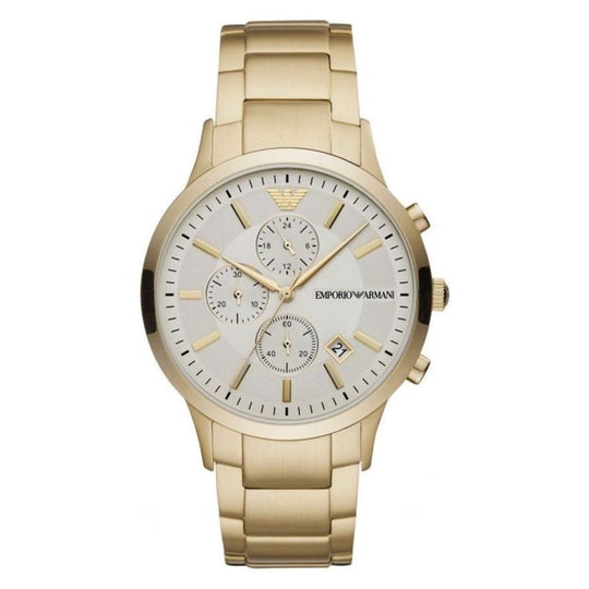 Emporio Armani Men's Chronograph Watch Renato Gold AR11332