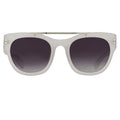Erdem Sunglasses D-Frame White and Grey