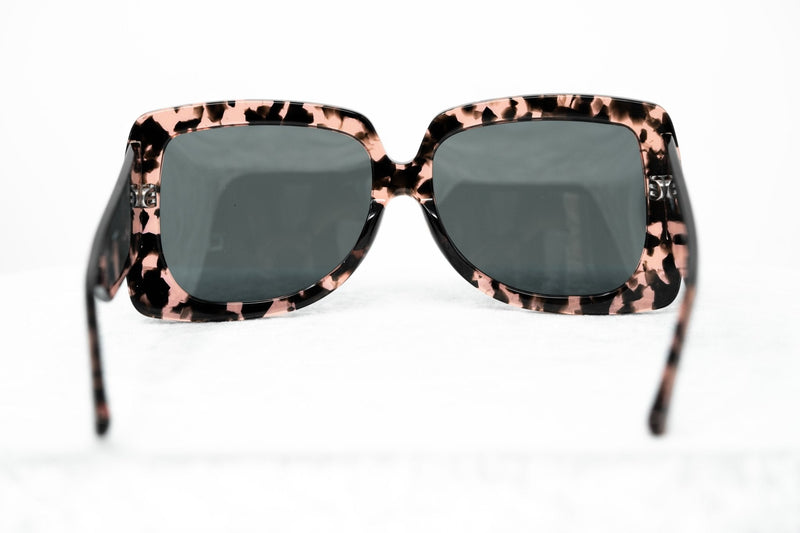 Erdem Women Sunglasses Oversized Pink Tortoise Shell Rose Gold with Grey Lenses Category 3 EDM34C3SUN - WatchPilot