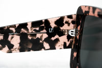 Erdem Women Sunglasses Oversized Pink Tortoise Shell Rose Gold with Grey Lenses Category 3 EDM34C3SUN - WatchPilot