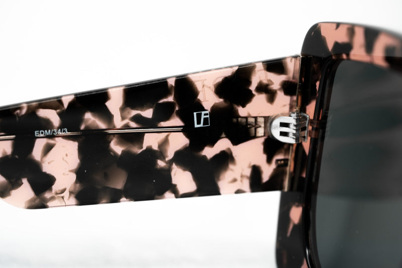 Erdem Women Sunglasses Oversized Pink Tortoise Shell Rose Gold with Grey Lenses Category 3 EDM34C3SUN - WatchPilot