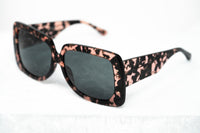 Erdem Women Sunglasses Oversized Pink Tortoise Shell Rose Gold with Grey Lenses Category 3 EDM34C3SUN - WatchPilot