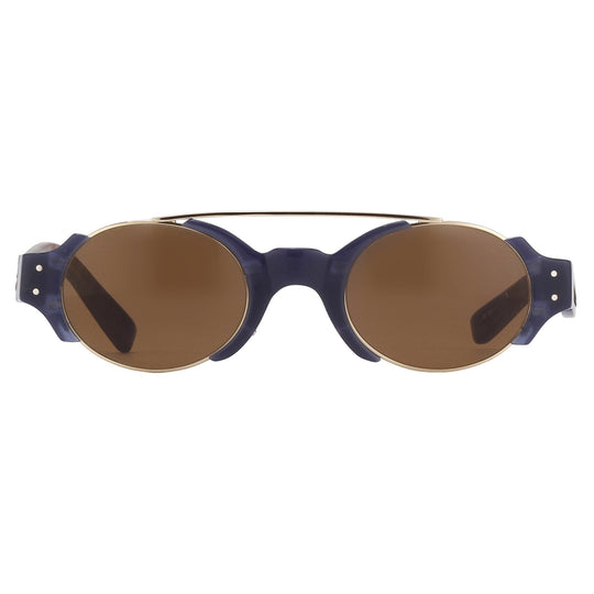 Erdem Sunglasses Royal Blue and Brown