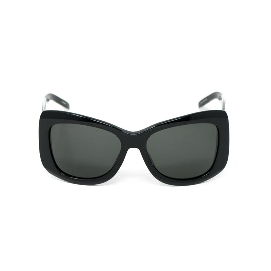 Erickson Beamon Ladies Sunglasses Oversized Black and Dark Grey 8EB2C1BLACK