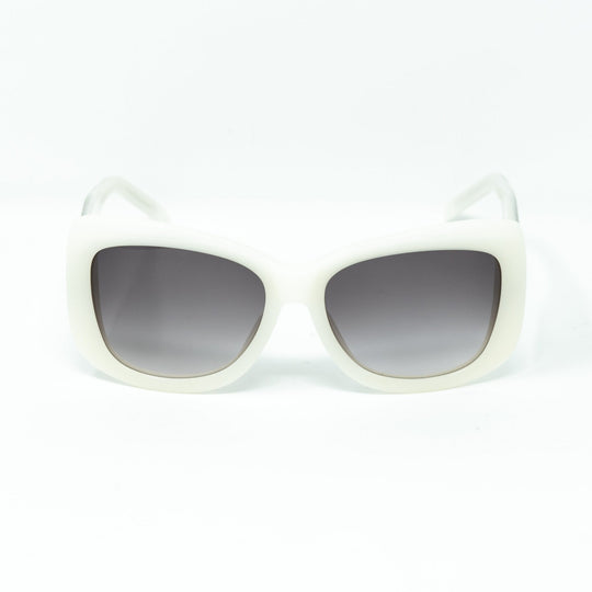 Erickson Beamon Sunglasses Oversized Silver and Grey