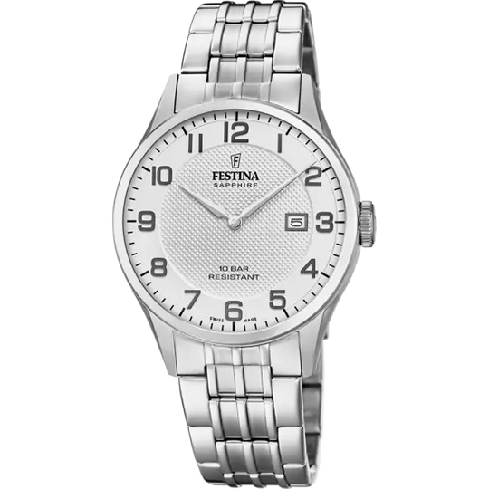 Festina Men's 40mm Grey Silver Watch F20005/1