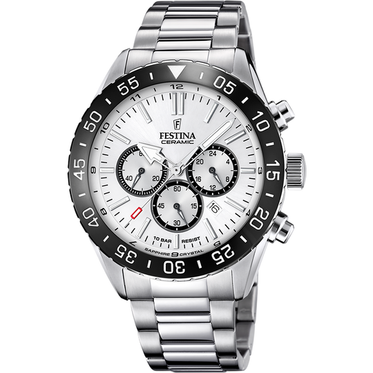 Festina Chrono Men's Silver Watch F20575/1